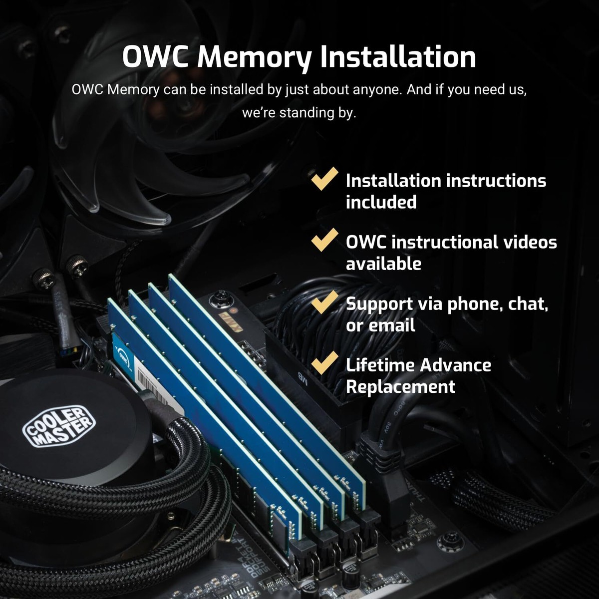 メモリー OWC 64GB DDR3 1333MHz Mac Pro 2009-2012 OWC 64GB (4x16GB) DDR3 ECC Registered CL9 PC3-10600 1333MHz
