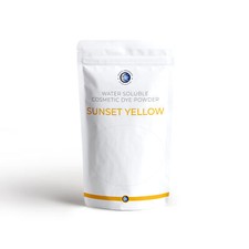 Mystic Moments SUNSET YELLOW Water-Soluble Cosmetic Dye Powder 25g