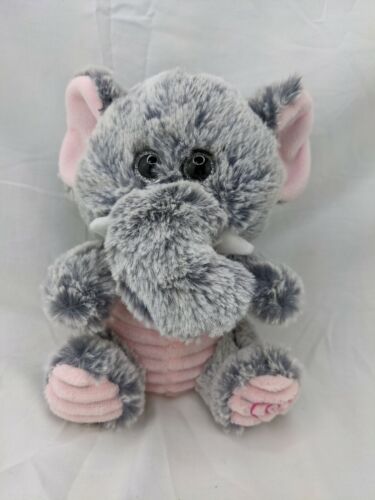 Peluche éléphant gris givré Kellytoy 8 pouces peluche jouet