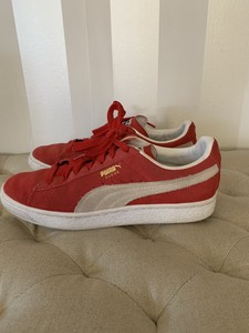 puma suede cabernet red