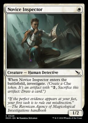 MTG Murders at Karlov Manor C Novice Inspector #0029 PLAYSET 4x x4