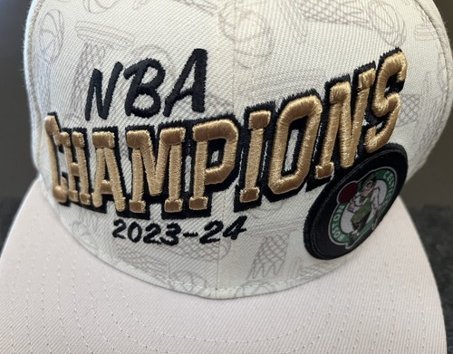 New Era 9fifty Boston Celtics Hat Cap Adjustable Snapback Mens New NBA Champs - Picture 2 of 12