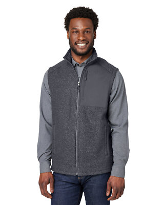North End NE714 Men's Aura Sweater Fleece Vest | eBay