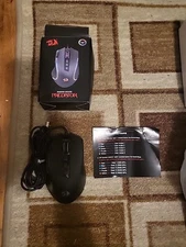 Redragon M612 Predator RGB Gaming Mouse, 8000 DPI Wired Optical. Tested.