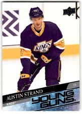 2020-21 Upper Deck Young Guns Austin Strand Rookie #722 Los Angeles Kings