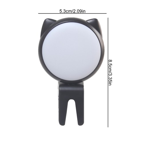 Rechargeable Selfie Light Cat Ear USB Rechargeable Phone Light Phone Fill modern - Photo 12 sur 12
