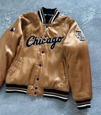 Vintage 90s Baseball MLB Chicago White Sox Majestic Varsity Bomber