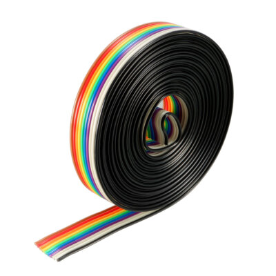 Flat Ribbon Cable 10P Rainbow IDC Wire 1.27mm Pitch 3 Meters