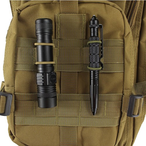 Tactical MOLLE System PTT Antenna Stick Retainer Elastic Webbing Binding Ribbon - Picture 6 of 7