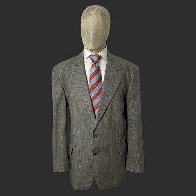 Mr Harrison Blazer Jacke 46R Herren Glenplaid Prince Of Wales Karo Sport Mantel 