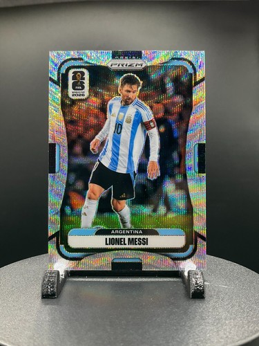 2026 Panini Prizm FIFA World Cup World Cup #10 Lionel Messi Argentina WAVE PRIZM