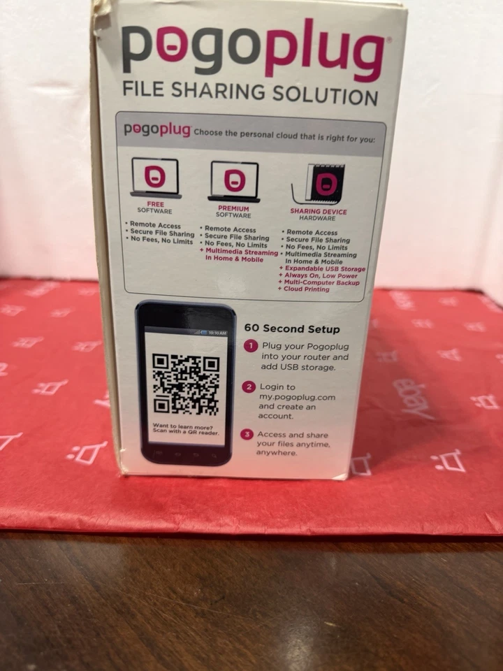 POGO-P21 POGOPLUG File Sharing Solution Your Personal Cloud EO2 version NEW - Image 2 of 4