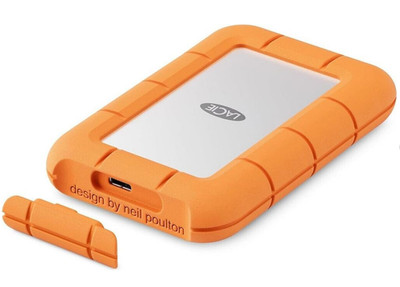 LaCie Rugged MINI SSD 1TB externe NVMe SSD Festplatte USB-C STMF1000400 orange