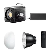 80W COB Camera Light Video Dimmable Light 2500-6500K Photographic LED Light2608