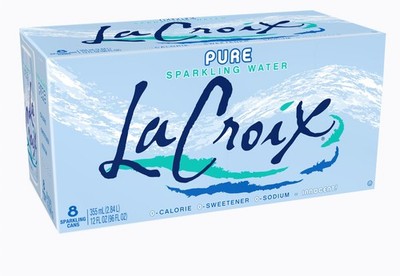 LaCroix Sparkling Water, Pure, 12 Fl Oz (pack of 8) 12 (Pack