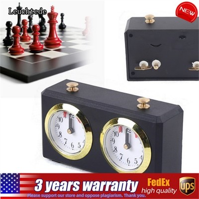 Mechanical Chess Clock Timer Analog Wood Clock Master Tournament Analog Chess