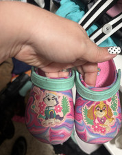 Nickelodeon PAW Patrol Girls Clog Sandals Slip-On Pink Skye Everest 6