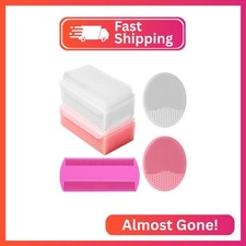 Cradle Cap Brush for Babies, Baby Bath Essentials with Silicone Scrubber Bath Sp