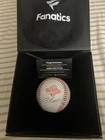 Andy Pettitte 1998 World Series Logo Signed Baseball Fanatics Certified AUTO