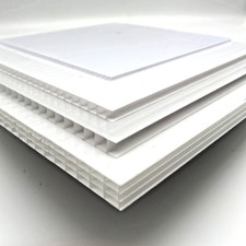 Image of 10mm / 16mm Opal White Polycarbonate Roofing Sheets - Cut to Size