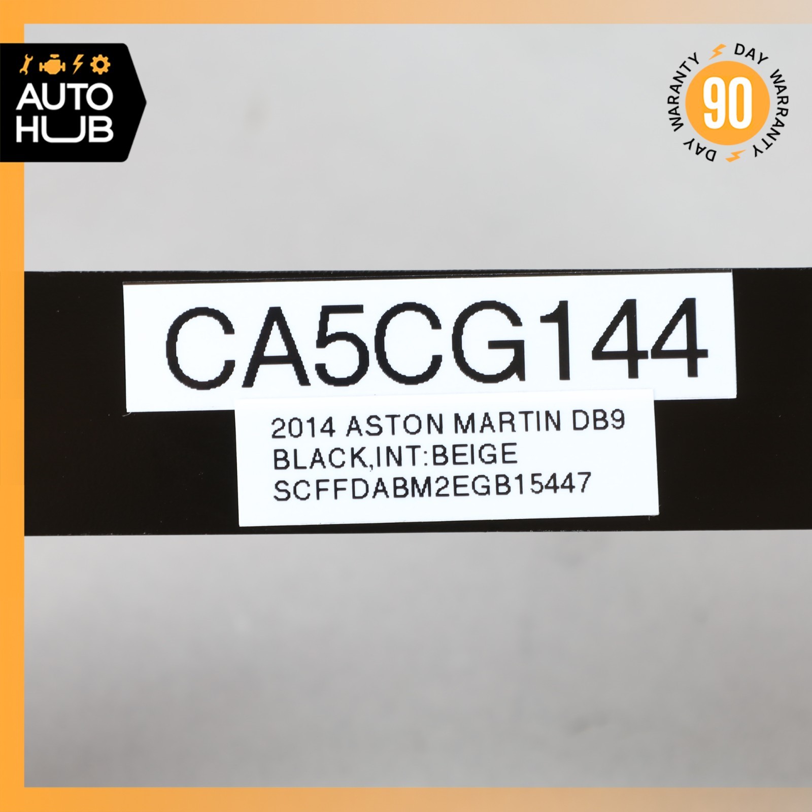 Aston Martin DB9 Volante Audio Amplifier Amp Mount Bracket 9G4319C126AB OEM 22k