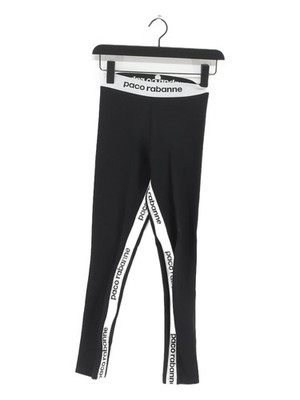 Paco Rabanne Damen Leggings XS schwarz Viskose