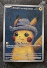 2023 Pokemon X Van Gogh Pikachu With Grey Felt Hat Black Star Promo #085