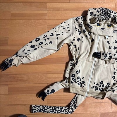 adidas Jeremy Scott size XL Animal Hoodie leopard Full Zip rare