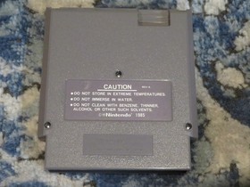 Super Mario Bros. / Duck Hunt Game Cartridge 1988 Nintendo NES White Seal Tested