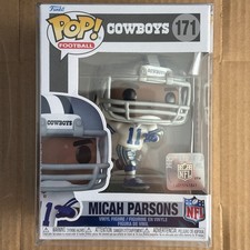 Funko Pop! Micah Parsons #171, Dallas Cowboys, Home Jersey, Football NFL NM