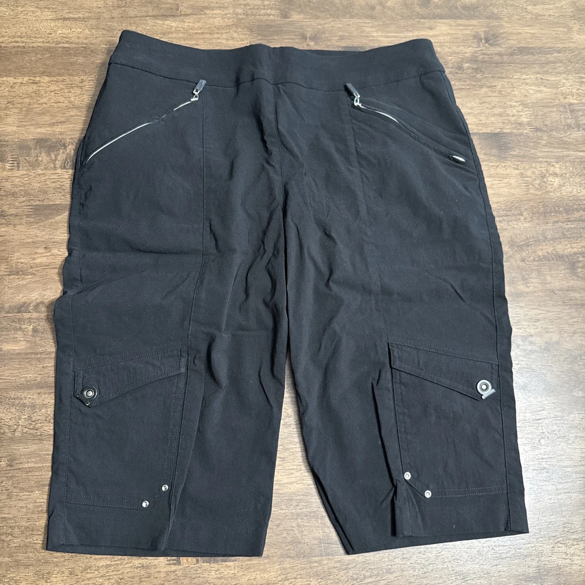 Mini-jupe style jupe-short Jamie Sadock Golf Vert noir Poches zippées