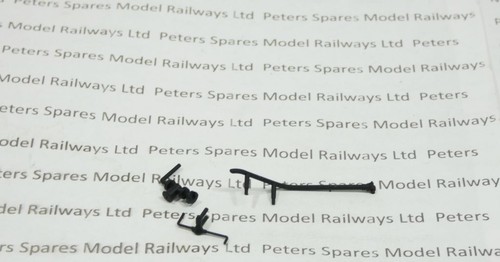 Tubos bajo cabina Dapol 113577 Clase 08 calibre O negro (Pk3) | Zustand: New