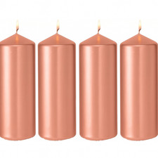 4 x Classic Candles Church Pillar Candles (Large) (7cm x 20cm) Tall Candles