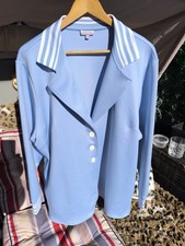 Tolle Frühling-Sommer Jacke Gr. 50 in Hellblau. Designer Neu /Channel 21 😍👌