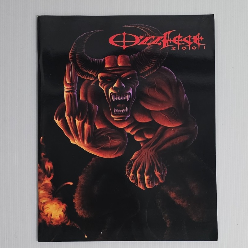 Ozzfest 2001 Special Issue Concert Program Ozzy Osbourne, Heavy Metal, Rock