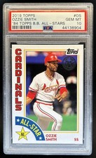 2019 Topps Ozzie Smith 1984 Baseball All-Stars #84AS-OS Cardinals PSA 10