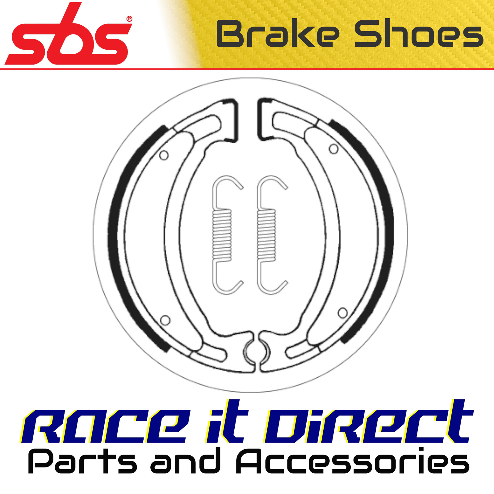 Brake Shoes for CPI ARAGON 50 GP 2007-2012 Rear SBS