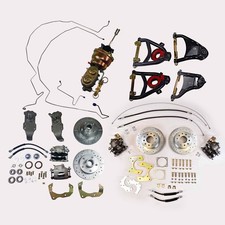 1955-1957 Chevrolet 4 wheel disc brake conversion 2" drop spindle suspension kit