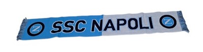 Schal zweifarbig weiß und blau ssc neapel