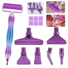 Ergonomic Diamond Painting Art Pen Accessories Kits with 6 Metal Tips, 6 Pain...