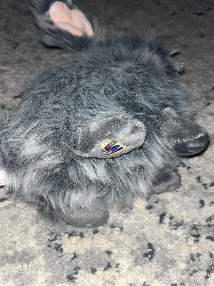 Webkinz Ganz Angora Gray Bunny Rabbit Plush Toy HM437 - Image 3 of 4