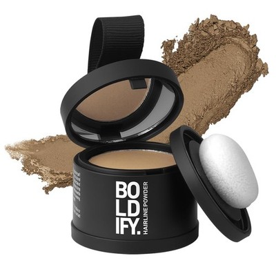 BOLDIFY Hairline Powder - Root Touch Up Hair Color for Gray Dark Blonde 