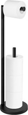 Toilet Paper Holder Free Standing - Large Capacity Toilet Paper Holder for 4