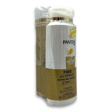 Pantene Pro-V Daily Moisture Renewal Shampoo 20.1 Oz and Air Spray 3 Dot Hair