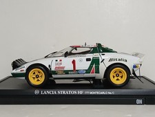 Kyosho 1/18 Lancia Stratos HF #1 Monte Carlo 1977 Lighting Function Night Ver.