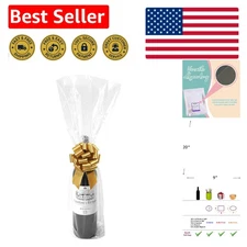 Crystal Clear 9x20 Cellophane Bags - 10 Count for An Elegant Presentation