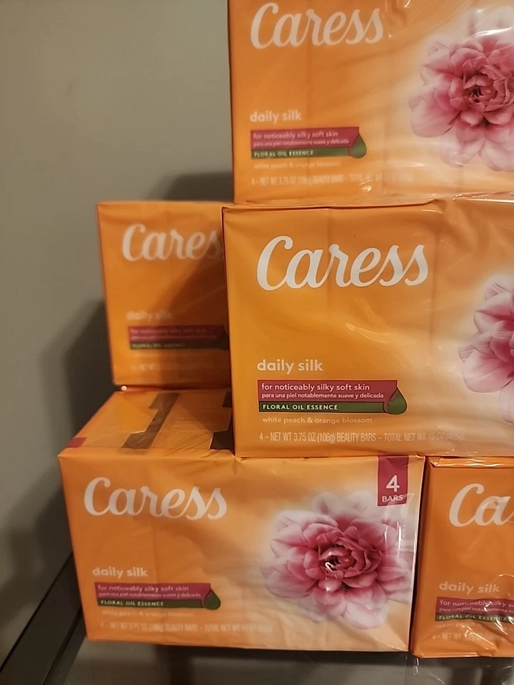 LOTE 32x Barra Jabón SEDA DIARIA CARICIA ACEITE FLORAL ESENCIA 3,75 OZ Barras de Belleza Difícil de Encontrar Foto 3 de 3