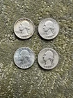 Washington 90% Silver Quarters $1.00 Face Value Pack of 4 Random Date Lot 5