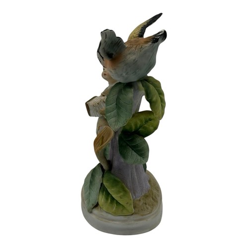 Vintage Lefton Baltimore Oriole Ceramic Bird/Girl Figurine 4.75” T Japan KW852 - Picture 7 of 10