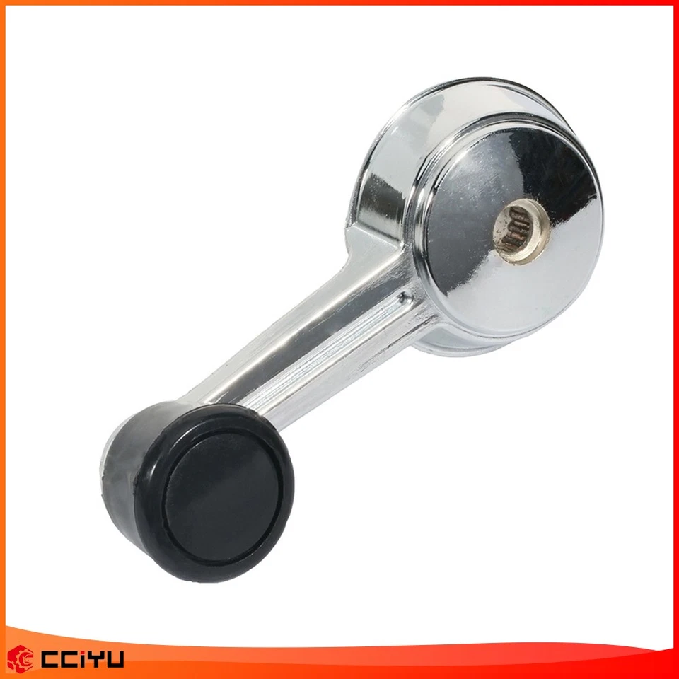 2x Manivela de Janela Interior Cromado para Jeep Cherokee Wagoneer Wrangler - Imagem 4 de 4